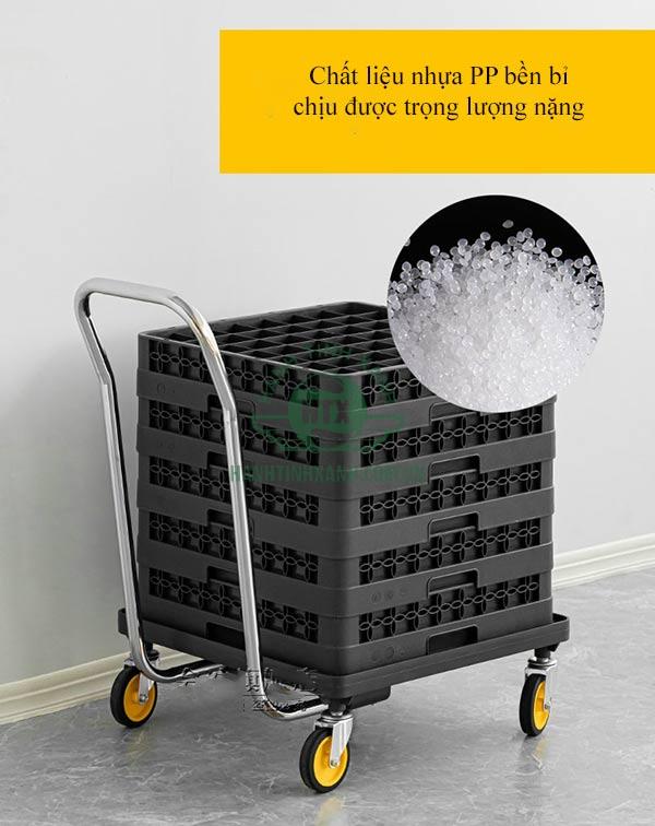 Lựa chọn xe vận chuyển khay rack làm bằng chất liệu tốt