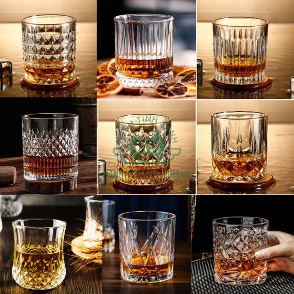 Các loại ly trong bar, nhà hàng - Các loại ly uống rượu thông dụng nhất 15 Ly Rocks chuyên dùng để uống rượu mạnh