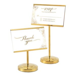 Bảng menu để bàn inox