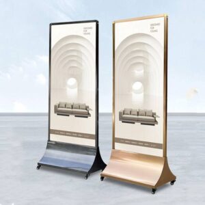 htx bang standee ngoai troi co banh xe tqtav 34