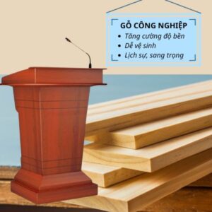 htx buc phat bieu don gian bang go mdf hvbg 06 33