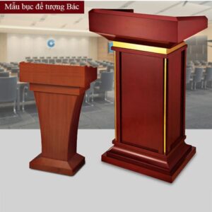 Bục tượng Bác gỗ công nghiệp 8 htx buc tuong bac go cong nghiep btbgcn 33