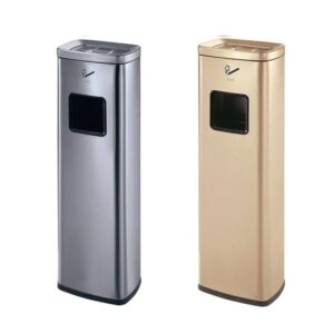 Cây gạt tàn thuốc lá inox hình chữ nhật