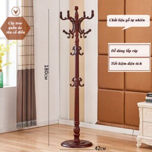 htx cay treo quan ao bang go tan co dien ctqa1 31