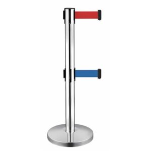 Cột chắn inox 2 dây kéo căng