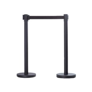 Cột chắn inox đen dây căng