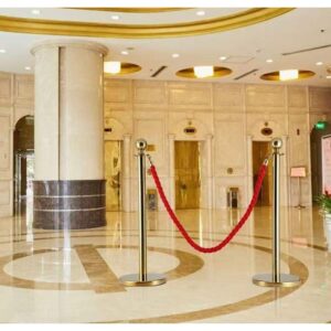 Cột chắn inox mạ vàng dây trùng 9 htx cot chan inox ma vang day trung htgc o 38