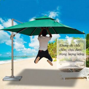Dù lệch tâm vuông 3m
