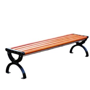 Ghế băng công viên bằng gỗ không tựa