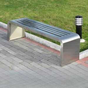 Ghế công viên không tựa bằng inox 6 htx ghe cong vien khong tua bang inox ptfi 32