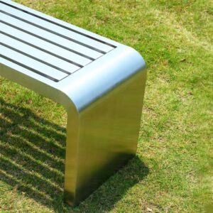 Ghế công viên không tựa bằng inox 9 htx ghe cong vien khong tua bang inox ptfi 35