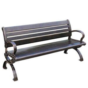 Ghế dài ngoài trời nhôm đúc