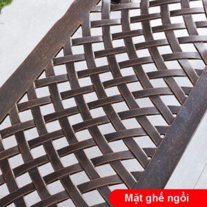 Ghế nhôm đúc công viên 1.3m 7 htx ghe nhom duc cong vien 1.3m ptgn 13 33