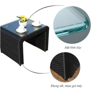 Ghế tắm nắng bể bơi mây nhựa PE 7 htx ghe tam nang be boi may nhua pe ptgm ptbmk 32