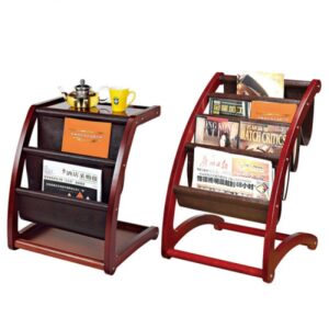 Giá để sách báo bằng gỗ 7 htx gia de sach bao bang go htgr 46 33