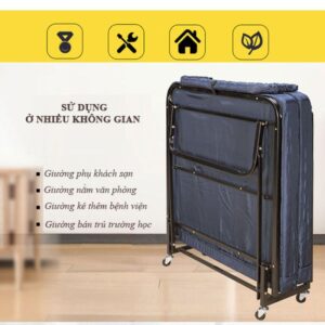 Giường gấp khách sạn nệm 6cm 7 htx giuong gap khach san nem 6cm gp g06 36