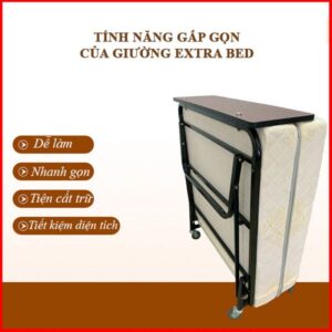 Giường phụ khách sạn nệm màu trắng 8 htx giuong phu khach san nem mau trang hvgp 6 sg 37