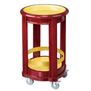 Kệ để rượu bằng gỗ có bánh xe