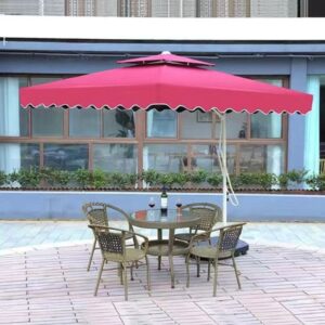 Ô dù lệch tâm vuông ngoài trời