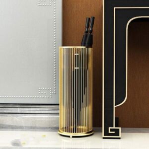 Sọt để ô dù inox mạ vàng tròn 6 htx sot de o du inox ma vang tron gotn22 v 31