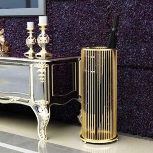 Sọt để ô dù inox mạ vàng tròn 7 htx sot de o du inox ma vang tron gotn22 v 32