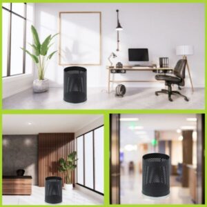 Sọt rác văn phòng thép sơn đen 8 htx sot rac van phong thep son den htkl 46b 34