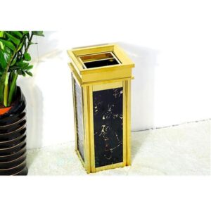 Thùng rác đá hoa cương có gạt tàn