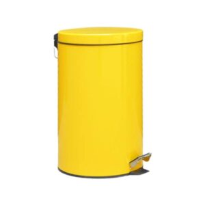 Thùng rác đạp chân sơn vàng