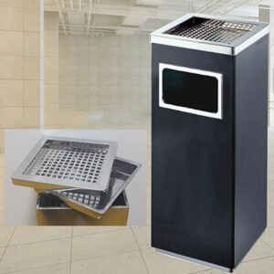 Thùng rác gạt tàn thép sơn tĩnh điện 6 htx thung rac gat tan thep son tinh dien hts gt 31 32