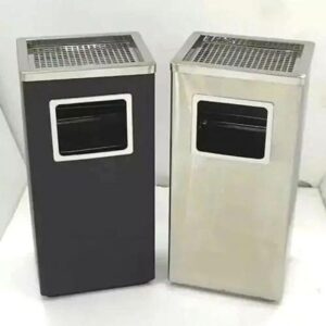 Thùng rác gạt tàn thép sơn tĩnh điện 7 htx thung rac gat tan thep son tinh dien hts gt 31 33