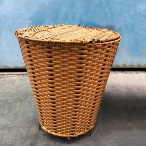 Thùng rác giả mây nắp kín