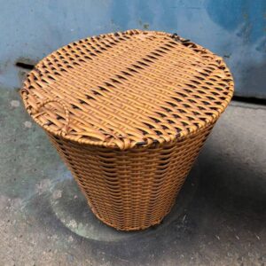 Thùng rác giả mây nắp kín 4 htx thung rac gia may nap kin trgmnk 32