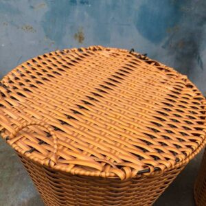 Thùng rác giả mây nắp kín 5 htx thung rac gia may nap kin trgmnk 33