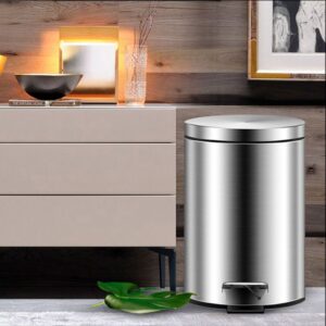 Thùng rác inox đạp chân 7 lít 5 htx thung rac inox dap chan 7 lit hti7l d 32
