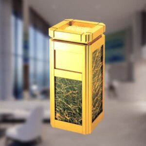 htx thung rac inox ma vang da den co gat tan htg 16 b2 35