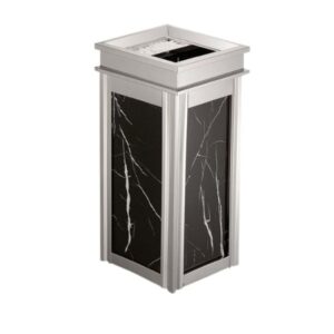 Thùng rác inox trang trí đá hoa cương