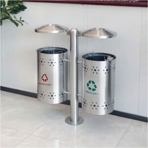 Thùng rác inox treo đôi ngoài trời 9 htx thung rac inox treo doi ngoai troi hti58 q 34