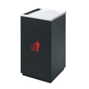 Thùng rác inox vuông 3 htx thung rac inox vuong triv 34