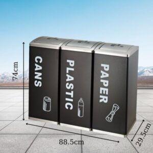 htx thung rac nap lat 3 ngan ngoai troi hts3n07 b 35