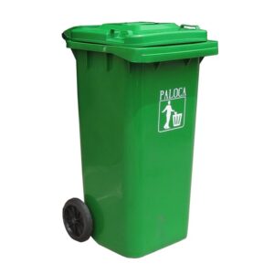 Thùng rác nhựa 80L màu xanh lá 6 htx thung rac nhua 80l mau xanh la htn80 g1 35