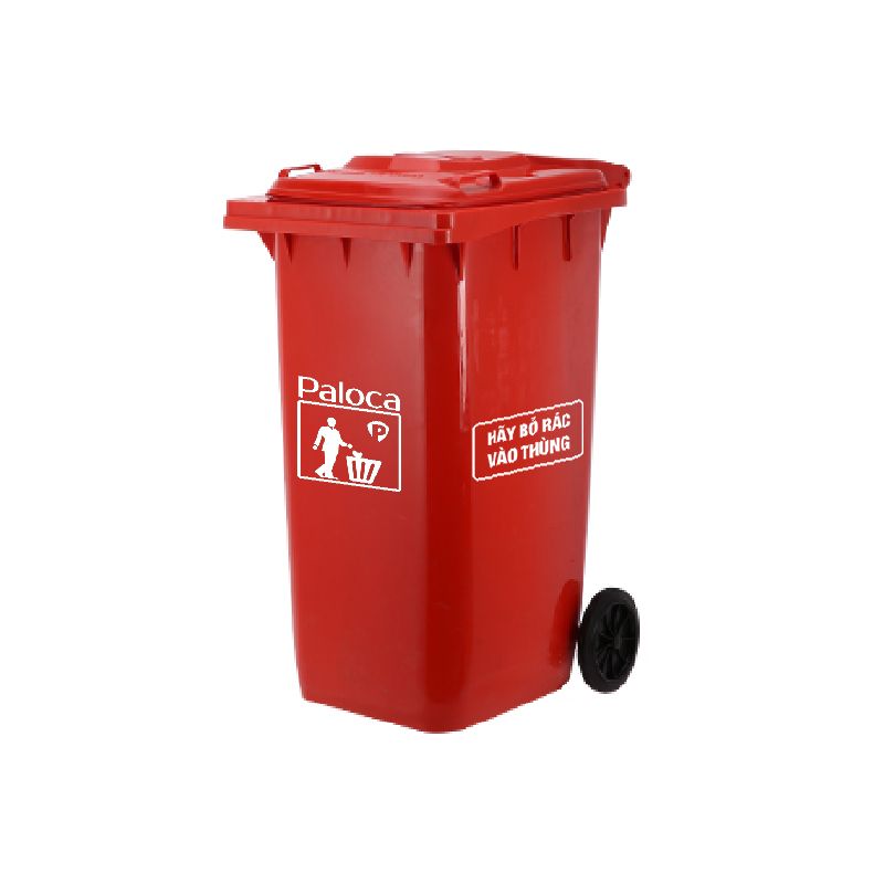 Thùng rác nhựa 240L phục vụ nhu cầu thu gom rác dung tích lớn