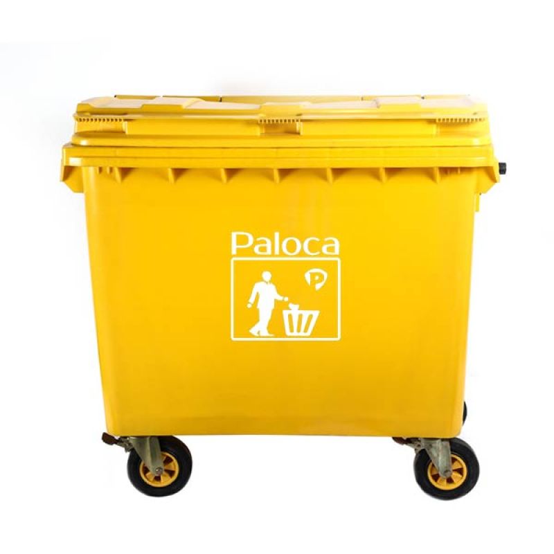 Thùng rác nhựa 660L phù hợp điểm tập kết và khu vực có lượng rác lớn