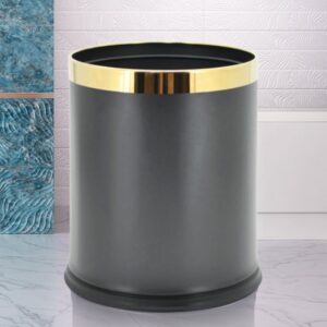 Thùng rác thép phun sơn 2 lớp không nắp 8 htx thung rac thep phun son 2 lop khong nap hts 06f 34