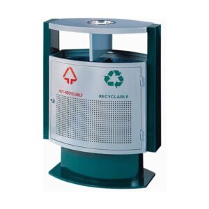 Thùng rác thép sơn tĩnh điện đế cao