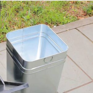 Thùng rác thép sơn tĩnh điện phân loại rác 7 htx thung rac thep son tinh dien phan loai rac hti2n63 33