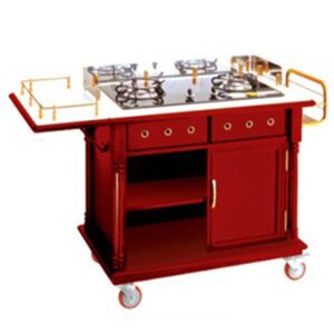 Tủ bếp di động có bếp ga nấu ăn tại bàn WY-84