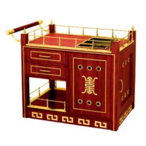 Tủ bếp gia đình mini có bánh xe