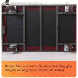 Xe chở bàn xoay nhà hàng 11 htx xe cho ban xoay nha hang htsxdb30 35