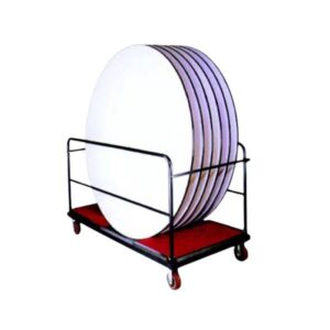 Xe đẩy bàn tròn, mâm kính tròn