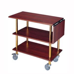 Xe đẩy phục vụ bàn bằng gỗ cao cấp
